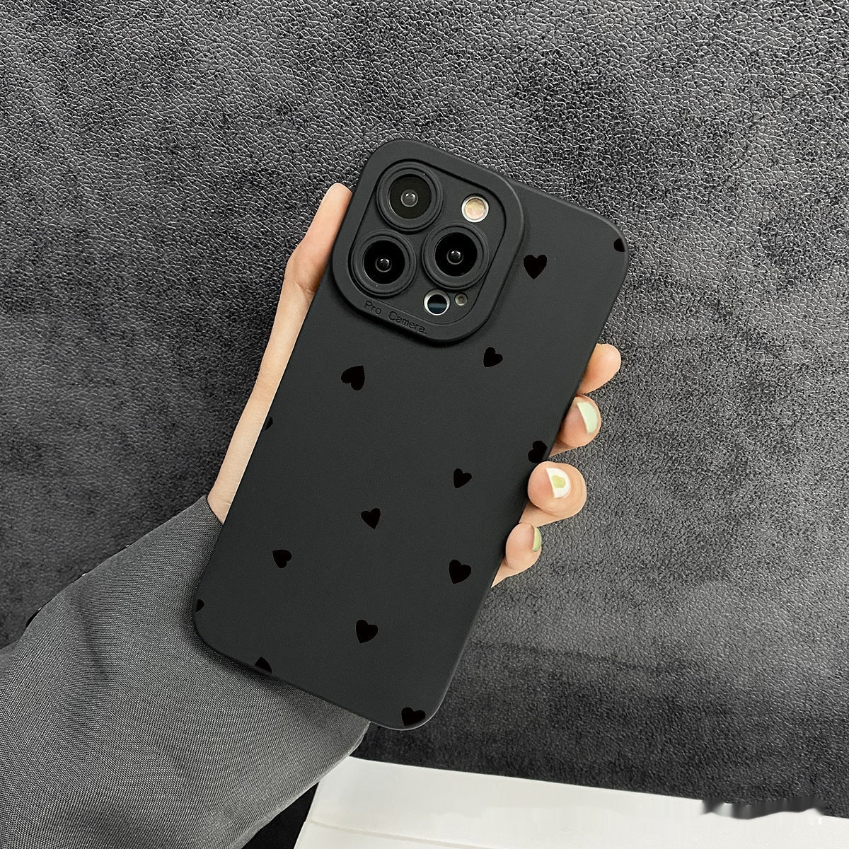 Black With Love Phone Case Protective